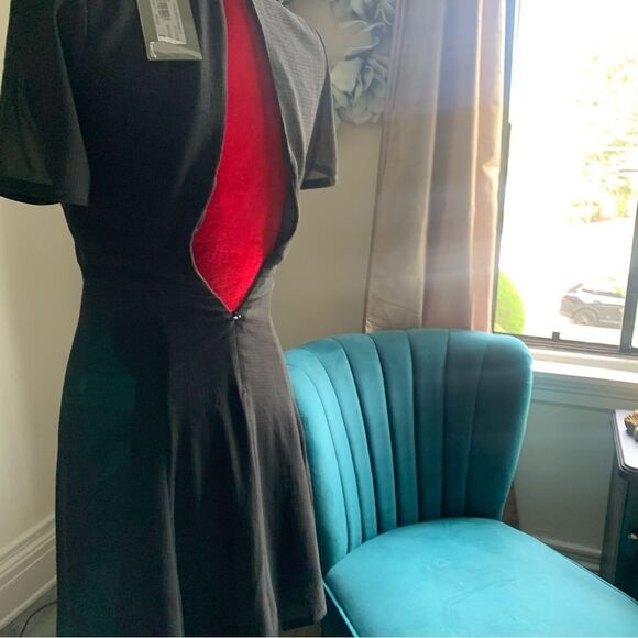 ALLSAINTS BLACK MINI DRESS - Picture 7 of 11